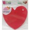 실리콘 하트 냄비받침(레드)