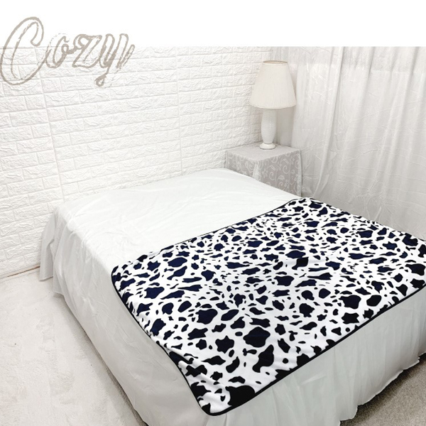 핀토 달마시안 극세사 담요 (100cm*150cm) 차박 캠핑용 무릎담요